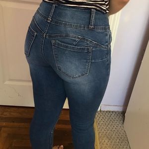 “Keeping secrets booty lifting jeans”